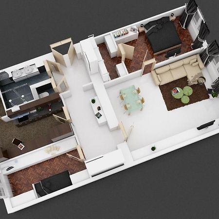 Stylish Apartment 5 Minutes Walk From City Center Prága Kültér fotó